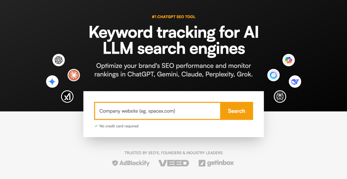 LLMrefs generative AI search analytics and LLM SEO tracker graphic