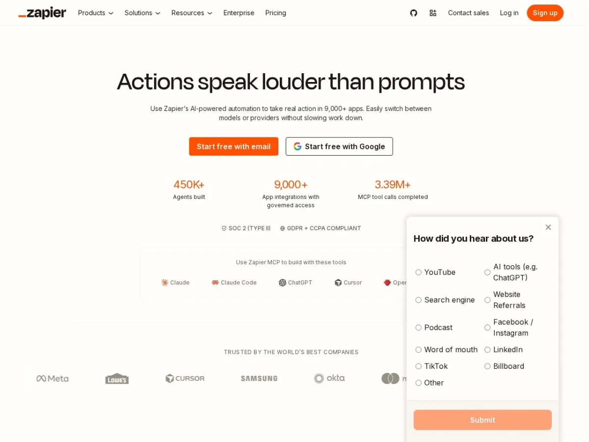 Zapier AI automation platform preview